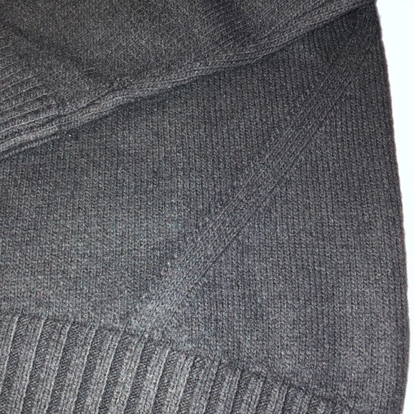 Woolen Blend Raglan Sleeve Mock Neck Sweater - Picture 5 of 7